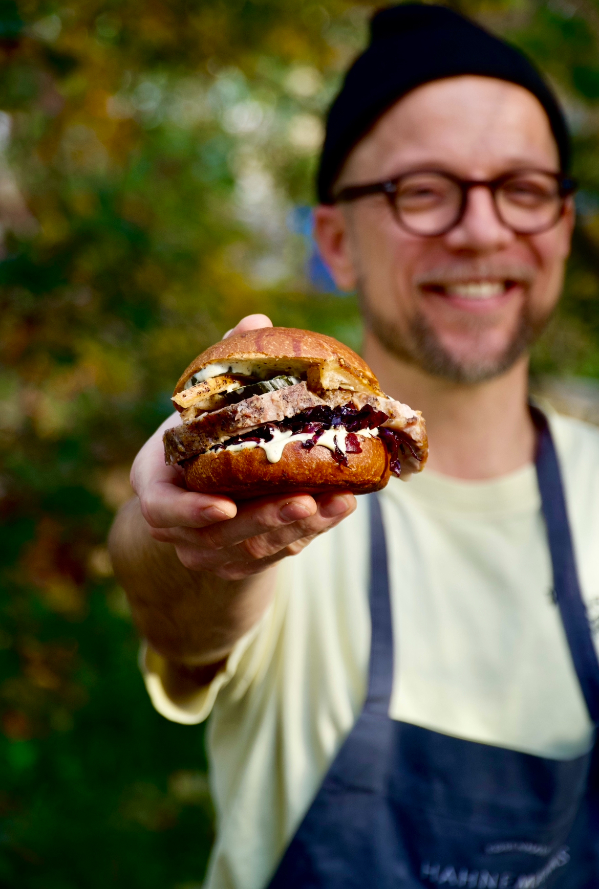 Flæskestegssandwich Flæskestegssandwich